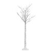 vidaXL Christmas Tree White Plastic 4.9 ft Christmas Tree Other