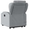 vidaXL Stand Up Massage Recliner Chair Light Grey
