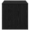 vidaXL Nesting Table 3 pcs Black Oak Engineered Wood