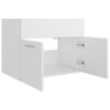 vidaXL Sink Cabinet White Engineered Wood Medium Sink Cabinet