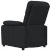 vidaXL Massage Recliner Black Fabric