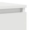 vidaXL Sideboard White Engineered Wood 39.4x13.8x29.9 in Storage