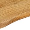 vidaXL Table Top Natural wood Solid mango wood Small Wood Grain