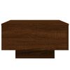 vidaXL Coffee Table Brown Oak Engineered Wood 21.7 in x 21.7 in x 12.2 in