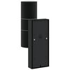 vidaXL Outdoor Wall Light Black 2.76 x 3.94 x 8.66 in