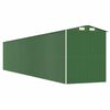 vidaXL Garden Shed Green Galvanized Steel Large Garden Shed
