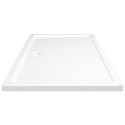 vidaXL Rectangular ABS Shower Base Tray White 31.5"x47.2"