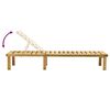 vidaXL Sun Lounger Pine Impregnated Pinewood Large Adjustable Height