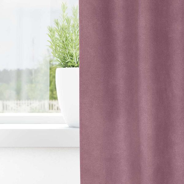 vidaXL Blackout Curtains 2 pcs Dark Pink 55.12 x 88.58 in Velvet