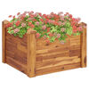 vidaXL Garden Raised Bed Natural wood color Solid Acacia wood