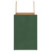 vidaXL Paper Bags 250 pcs with Handles Green 26x17x25 cm