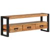 vidaXL TV Stand 47.2"x11.8"x17.7" Solid Wood Acacia