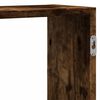vidaXL Wall Shelf Smoked Oak 50.8x7.1x16.5" Engineered Wood