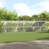 vidaXL Chicken Cage 4 pcs Silver 314.96 x 78.74 x 78.74 in