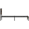 vidaXL Bed Frame Sonoma Oak Steel Twin Bed Frame Rectangular Modern
