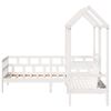 vidaXL Day Bed Set White Solid pine wood, Plywood Twin