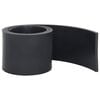 vidaXL Rubber Edge For Snow Plow Black Styrene-butadiene rubber
