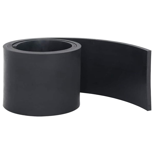 vidaXL Rubber Edge For Snow Plow Black Styrene-butadiene rubber