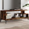 vidaXL TV Cabinet Smoked oak Engineered wood 40.2 in TV Cabinet