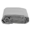 vidaXL Tarpaulin Grey 8.2x11.5' 7.11 oz/ft&sup2;