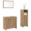 vidaXL Bathroom Furniture Set Artisan Oak Engineered Wood Standard