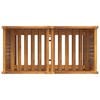 vidaXL Garden Planter Natural Wood Solid Acacia Wood Large Durable