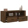 vidaXL TV Cabinet Brown Oak Engineered Wood Medium TV Cabinet