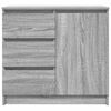 vidaXL Sideboard Grey Sonoma Engineered wood Medium