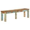 vidaXL Bench Varies due to reclaimed wood Solid reclaimed wood Medium