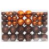 vidaXL Christmas Bauble Set of 100 Brown Polystyrene Variety Pack
