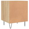 vidaXL Bedside Cabinet Sonoma oak Engineered wood Medium Bedside Cabinet