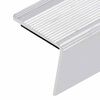 vidaXL Stair Nosings in L-shape 5 pcs Aluminium 39.4 " Silver