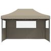 vidaXL Party Tent Taupe