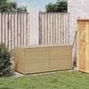vidaXL Garden Storage Box Mix Beige PE rattan 74.8 gal