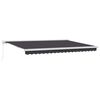 vidaXL Retractable Awning Anthracite 177.17" x 118.11