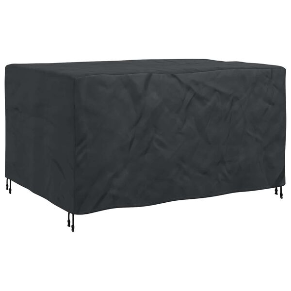 vidaXL Furniture Cover Plain Black 70.87 x 47.24 x 29.13 in 210D