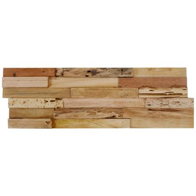 vidaXL Wall Cladding Panels 10 pcs 11.1 ft² Recycled Teak Wood