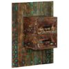 vidaXL Bedside Cabinet Multicolor Solid reclaimed wood Small
