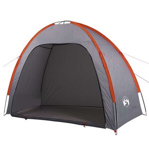 vidaXL Storage Tent Gray and Orange Waterproof