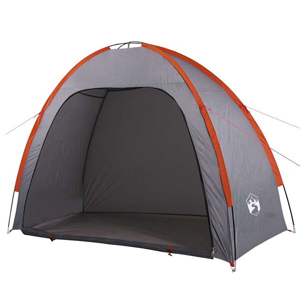 vidaXL Storage Tent Gray and Orange Waterproof