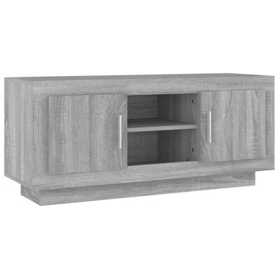 vidaXL TV Stand Gray Sonoma 40.2"x13.8"x17.7" Engineered Wood