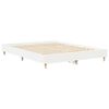 vidaXL Bed Frame 2 pcs White 59.84 x 79.92 in Engineered Wood