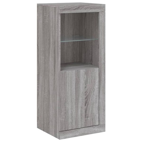 vidaXL Sideboard Grey Sonoma Engineered Wood Medium Sideboard
