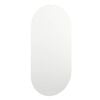 vidaXL Mirror Transparent Glass 31.5x15.7 in Modern Mirror