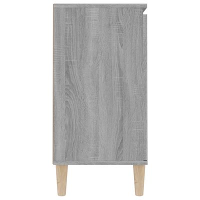 vidaXL Sideboard Gray Sonoma 40.7"x13.8"x27.6" Engineered Wood