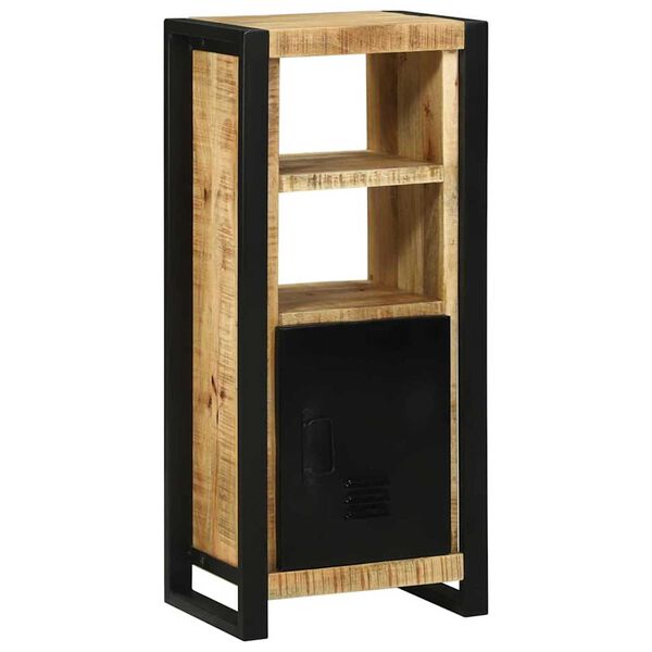 vidaXL Bathroom Cabinet Brown 15.7" x 11.8" x 35.4" Solid Mango wood