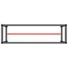 vidaXL Work Bench Frame Matte Black Powder-coated metal Medium Durable