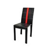 vidaXL Dining Chairs 4 pcs Black 46 x 38.5 x 91 cm Faux leather