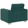 vidaXL Sofa Dark Green 39.37 x 30.31 x 32.28 in Fabric