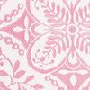 vidaXL Outdoor Rug Floral ARAKIL Pink and White 157.48 x 118.11 in